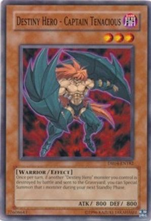 Destiny Hero - Captain Tenacious [DR04-EN182] Common - Yu-Gi-Oh! - Card Brawlers | Quebec | Canada |