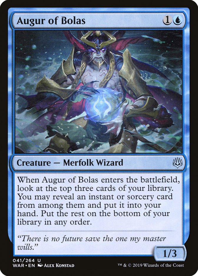 Augur of Bolas [War of the Spark] - Magic: The Gathering - Card Brawlers | Quebec | Canada |