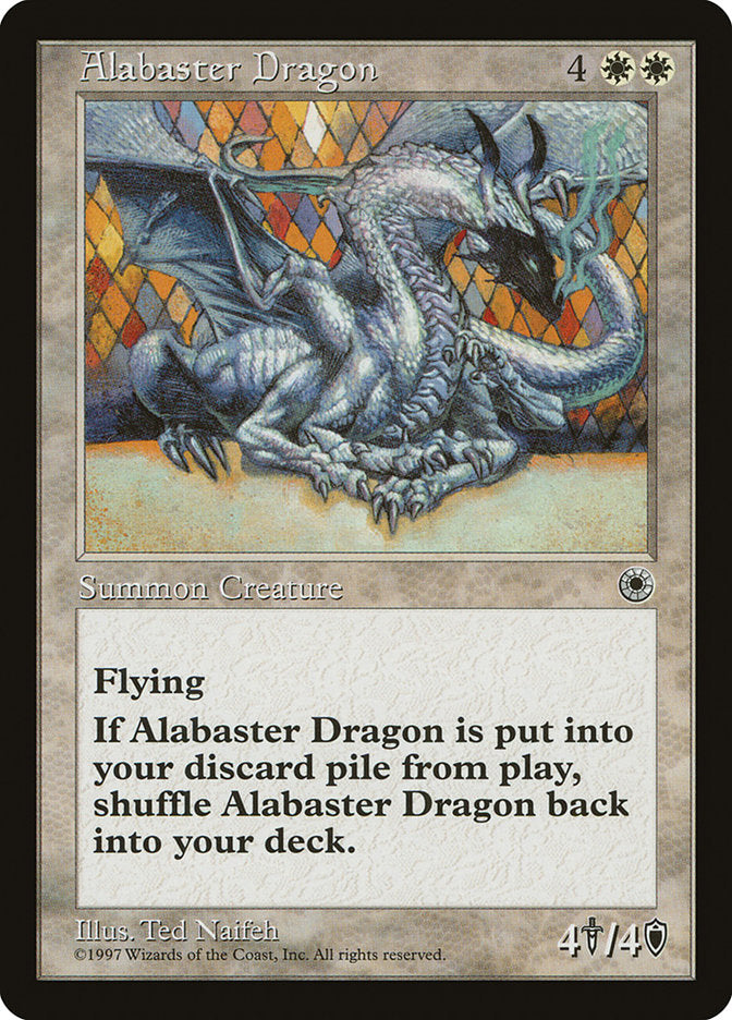 Alabaster Dragon [Portal] - Magic: The Gathering - Card Brawlers | Quebec | Canada |