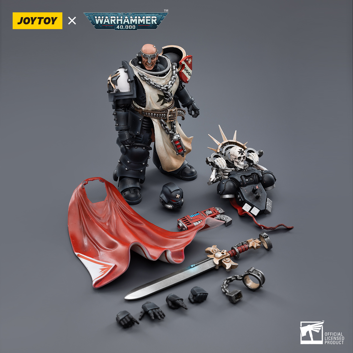 Joytoy - Warhammer 40k - Black Templars - Marshal Baldeckrath - (PREORDER) October 30, 2026