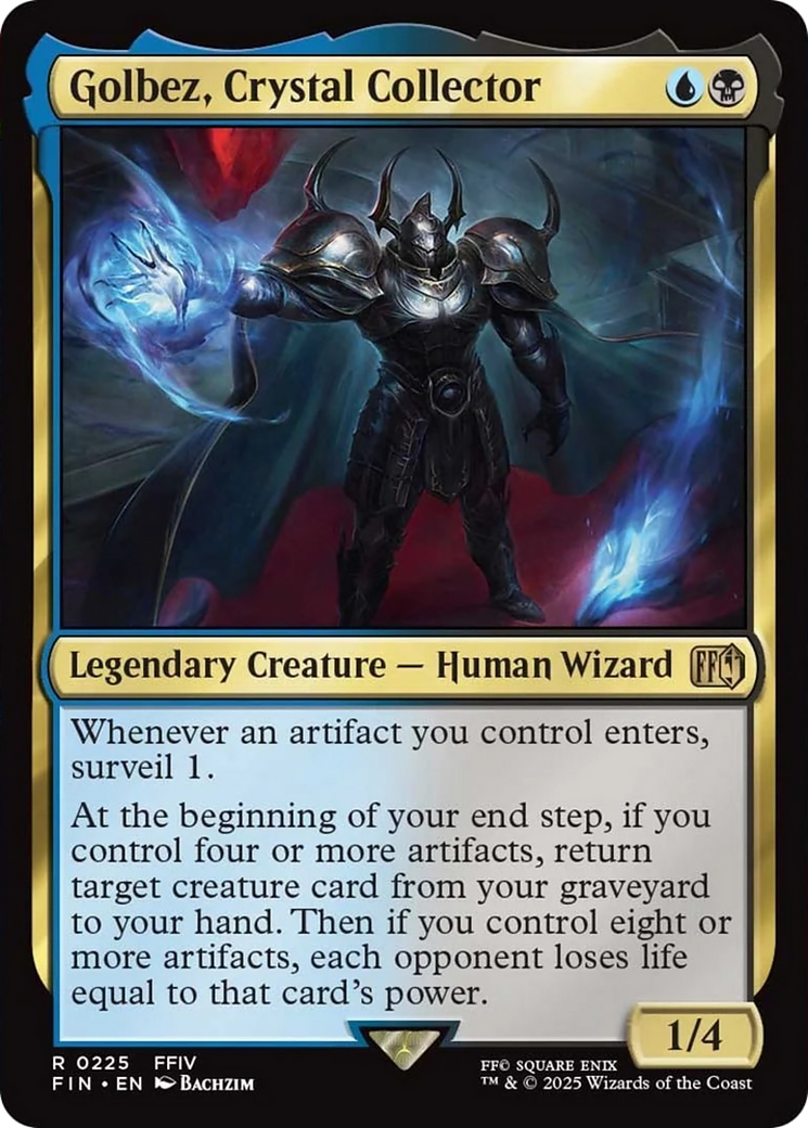 Golbez, Crystal Collector [FINAL FANTASY] - Magic: The Gathering - Card Brawlers | Quebec | Canada |