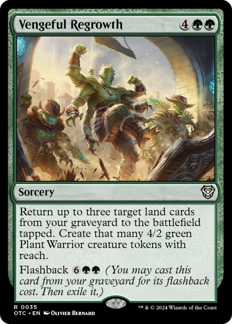 Vengeful Regrowth [Outlaws of Thunder Junction Commander] - Magic: The Gathering - Card Brawlers | Quebec | Canada |