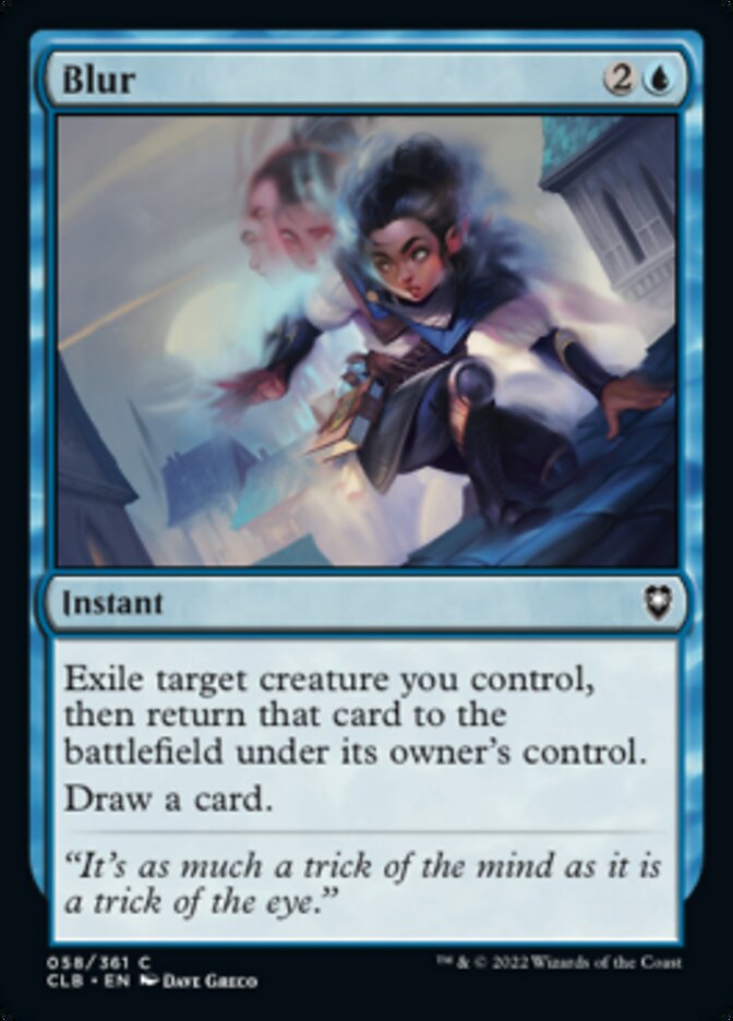 Blur [Commander Legends: Battle for Baldur's Gate] - Magic: The Gathering - Card Brawlers | Quebec | Canada |