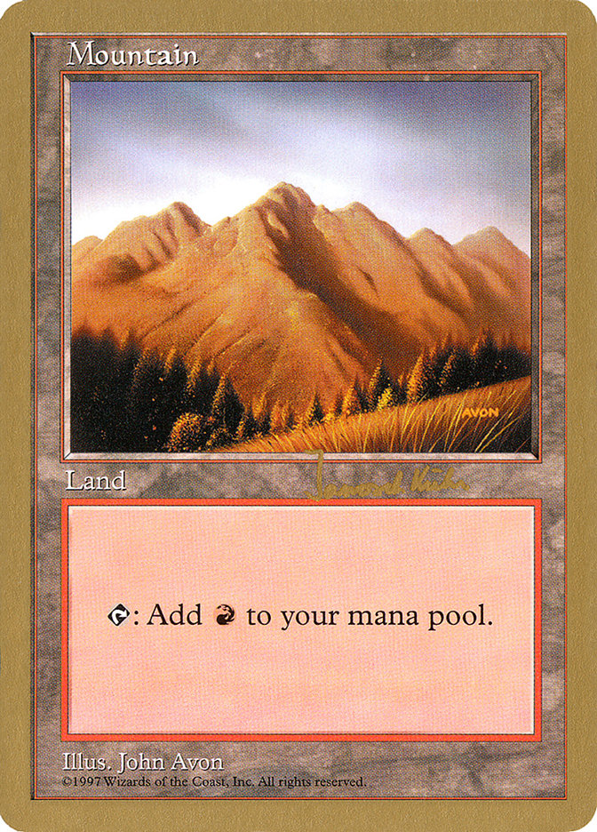 Mountain (jk444) (Janosch Kuhn) [World Championship Decks 1997] - Magic: The Gathering - Card Brawlers | Quebec | Canada |
