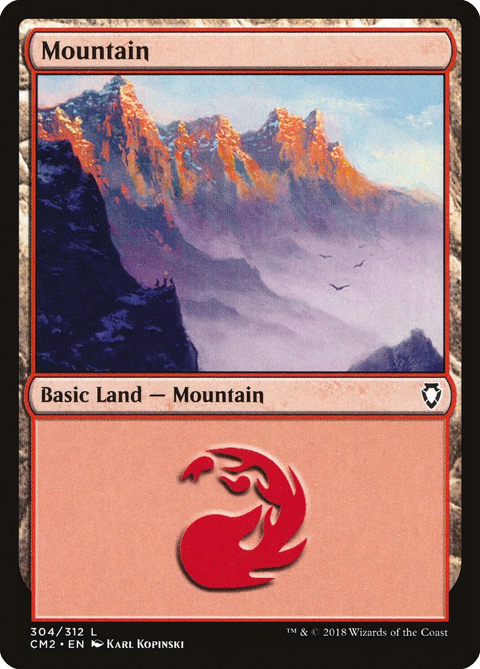 Mountain (304) [Commander Anthology Volume II] - Magic: The Gathering - Card Brawlers | Quebec | Canada |