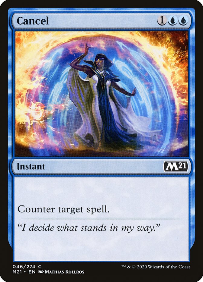 Cancel [Core Set 2021] - Magic: The Gathering - Card Brawlers | Quebec | Canada |