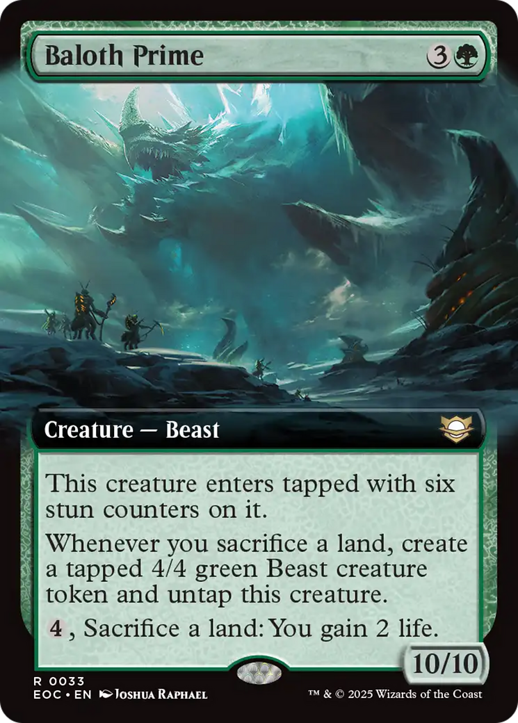 Baloth Prime (Extended Art) [Edge of Eternities Commander] - Magic: The Gathering - Card Brawlers | Quebec | Canada |