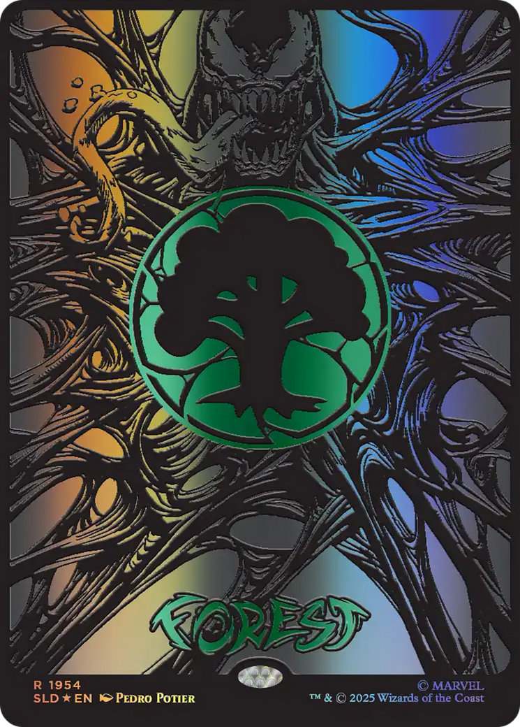 Forest (1954) (Raised Foil) [Secret Lair Drop Series] - Magic: The Gathering - Card Brawlers | Quebec | Canada |