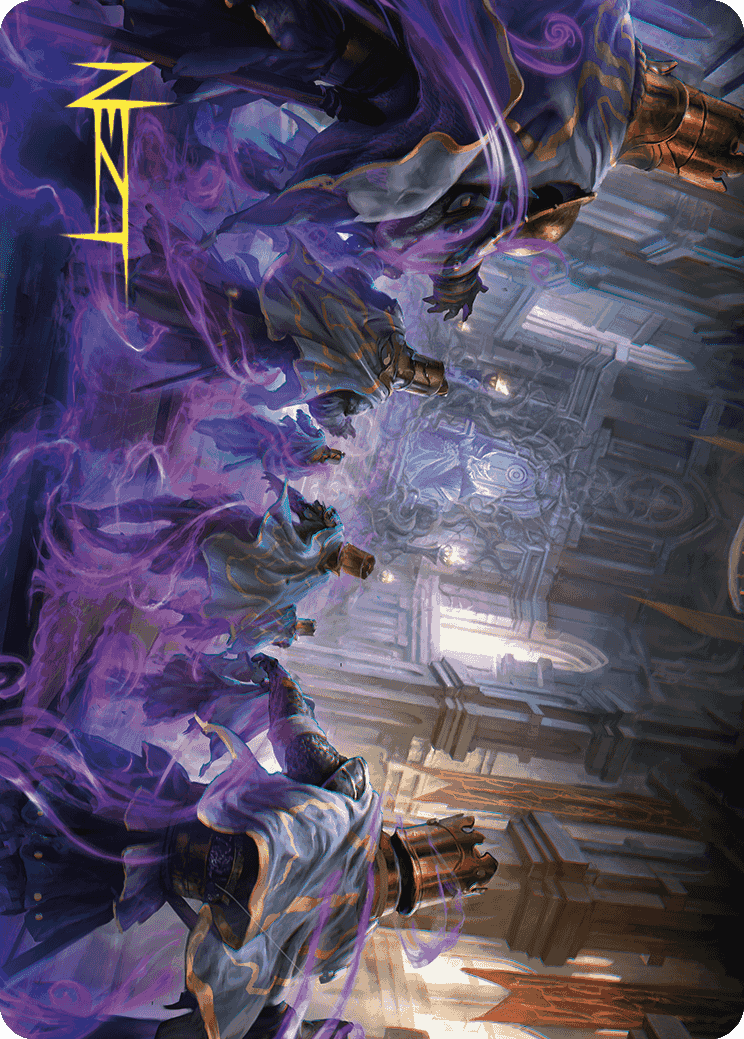 Eerie Interference Art Card (Gold-Stamped Signature) [Wilds of Eldraine Art Series] - Magic: The Gathering - Card Brawlers | Quebec | Canada |