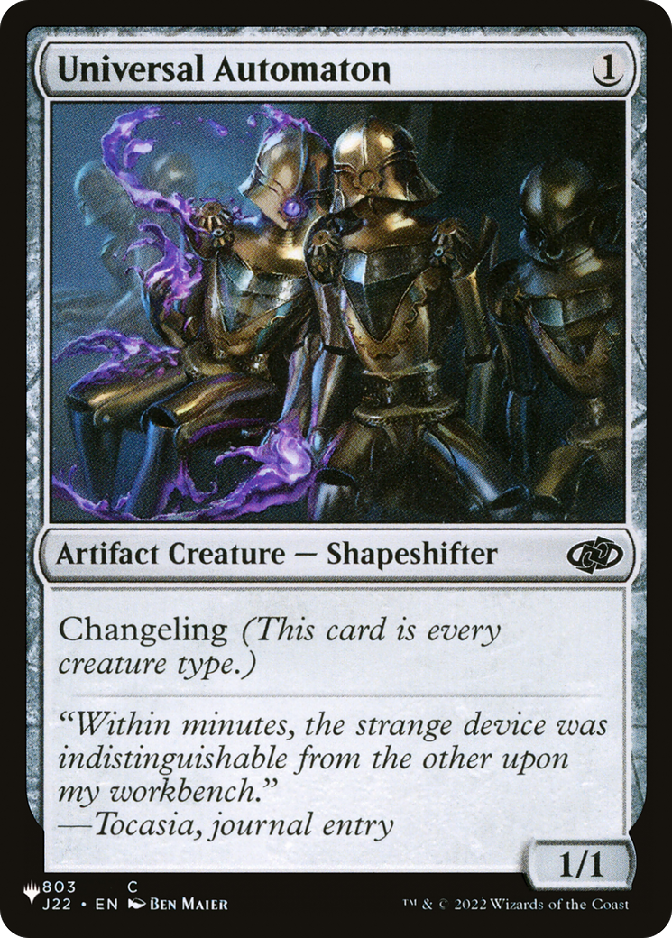 Universal Automaton (J22) [The List] - Magic: The Gathering - Card Brawlers | Quebec | Canada |