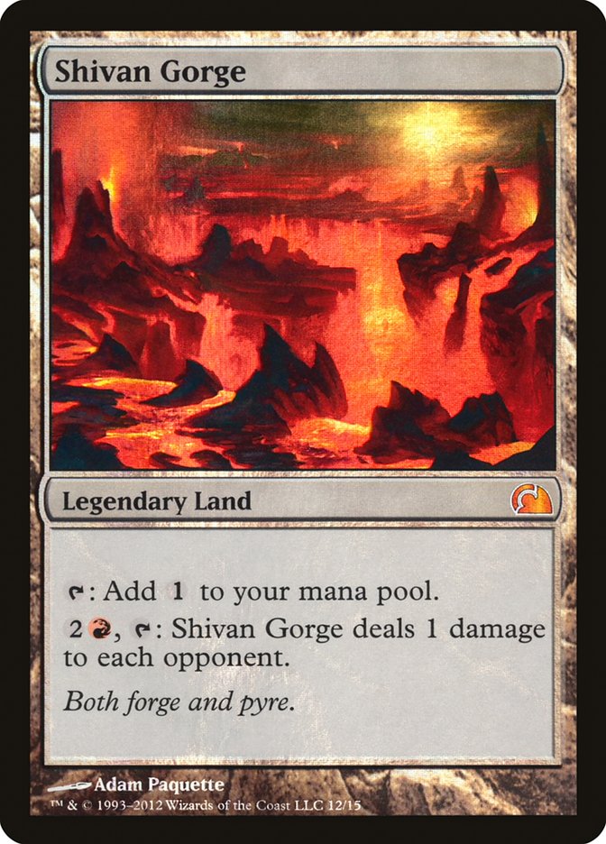 Shivan Gorge [From the Vault: Realms] - Magic: The Gathering - Card Brawlers | Quebec | Canada |