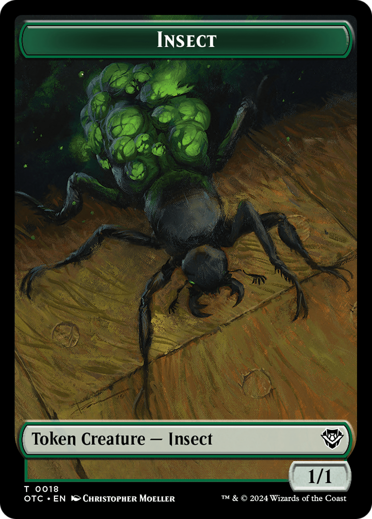 Insect // Elemental (0017) Double-Sided Token [Outlaws of Thunder Junction Commander Tokens] - Magic: The Gathering - Card Brawlers | Quebec | Canada |