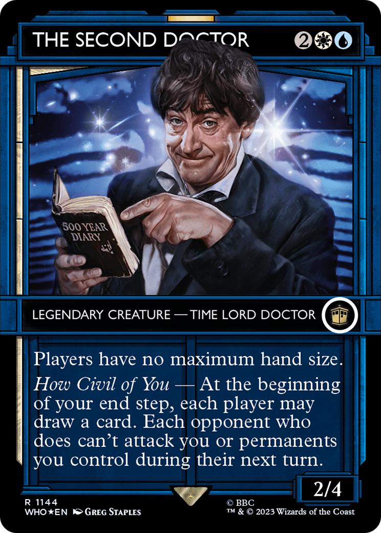 The Second Doctor (Showcase) (Surge Foil) [Doctor Who] - Magic: The Gathering - Card Brawlers | Quebec | Canada |