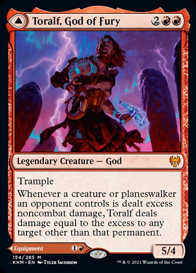 Toralf, God of Fury // Toralf's Hammer [Kaldheim] - Magic: The Gathering - Card Brawlers | Quebec | Canada |