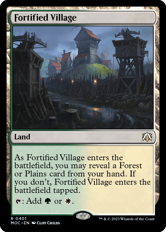 Fortified Village [March of the Machine Commander] - Magic: The Gathering - Card Brawlers | Quebec | Canada |