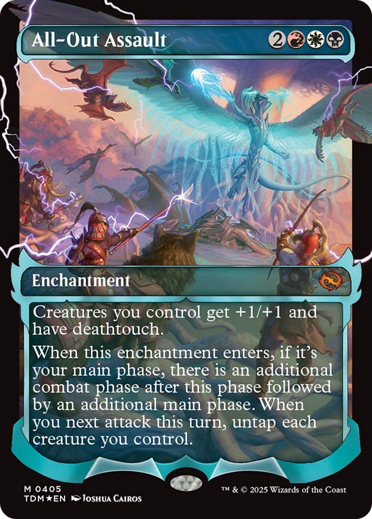 All-Out Assault (Showcase) [Tarkir: Dragonstorm] - Magic: The Gathering - Card Brawlers | Quebec | Canada |