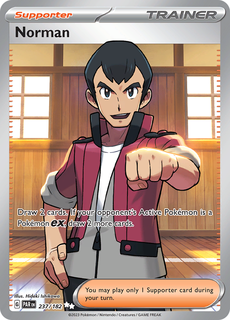 Norman (237/182) [Scarlet & Violet: Paradox Rift] - Pokémon - Card Brawlers | Quebec | Canada |