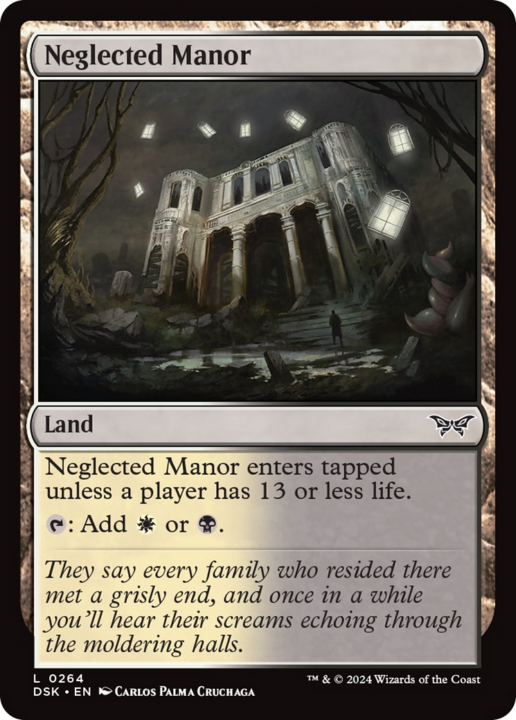 Neglected Manor [Duskmourn: House of Horror] - Magic: The Gathering - Card Brawlers | Quebec | Canada |