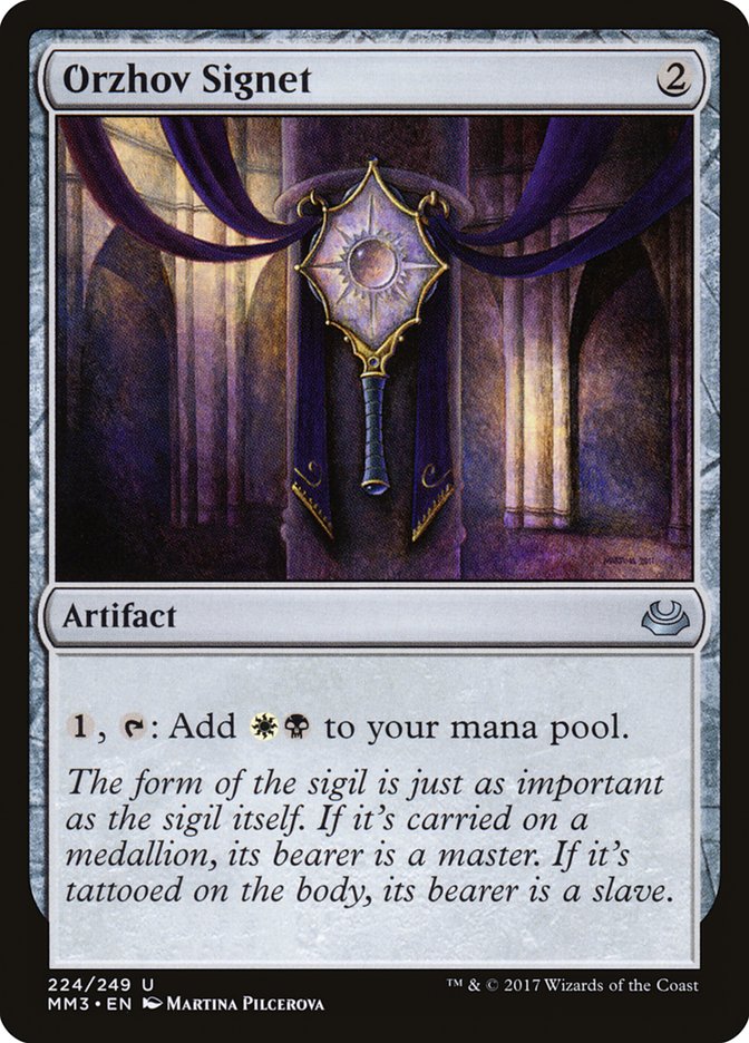 Orzhov Signet [Modern Masters 2017] - Magic: The Gathering - Card Brawlers | Quebec | Canada |