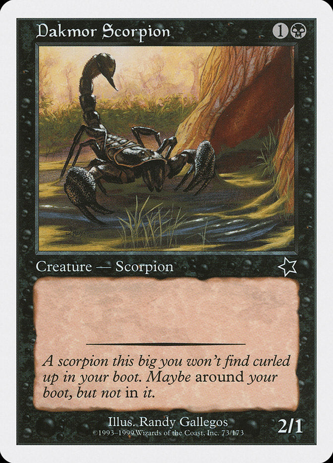 Dakmor Scorpion [Starter 1999] - Magic: The Gathering - Card Brawlers | Quebec | Canada |