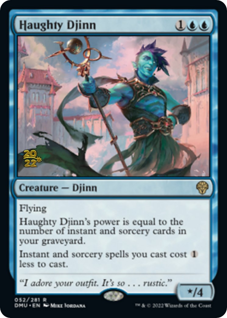 Haughty Djinn [Dominaria United Prerelease Promos] - Magic: The Gathering - Card Brawlers | Quebec | Canada |