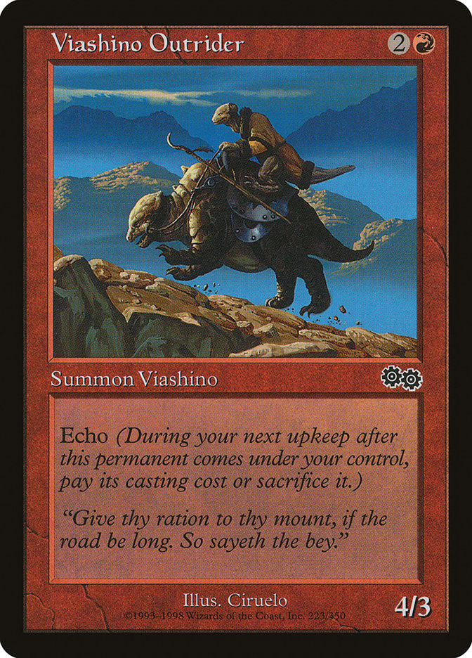 Viashino Outrider [Urza's Saga] - Magic: The Gathering - Card Brawlers | Quebec | Canada |