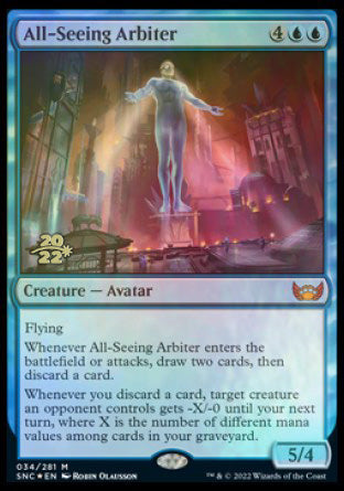 All-Seeing Arbiter [Streets of New Capenna Prerelease Promos] - Magic: The Gathering - Card Brawlers | Quebec | Canada |
