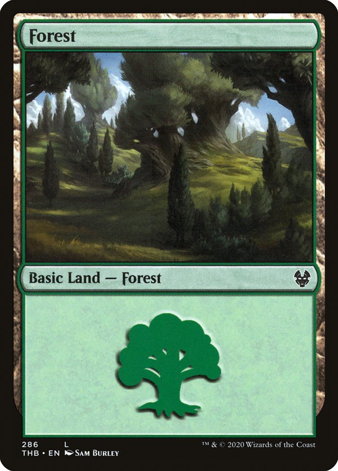 Forest (286) [Theros Beyond Death] - Magic: The Gathering - Card Brawlers | Quebec | Canada |