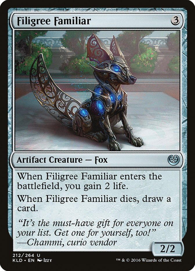 Filigree Familiar [Kaladesh] - Magic: The Gathering - Card Brawlers | Quebec | Canada |