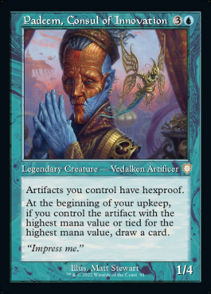 Padeem, Consul of Innovation (Retro) [The Brothers' War Commander] - Magic: The Gathering - Card Brawlers | Quebec | Canada |