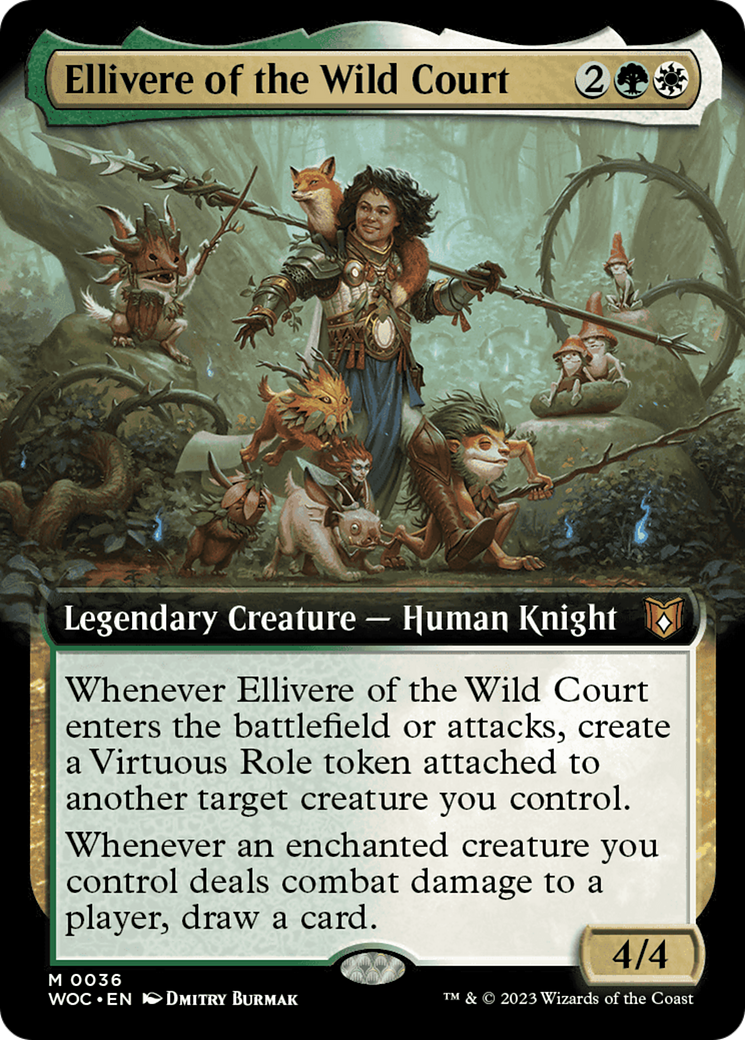 Ellivere of the Wild Court (Extended Art) [Wilds of Eldraine Commander] - Magic: The Gathering - Card Brawlers | Quebec | Canada |