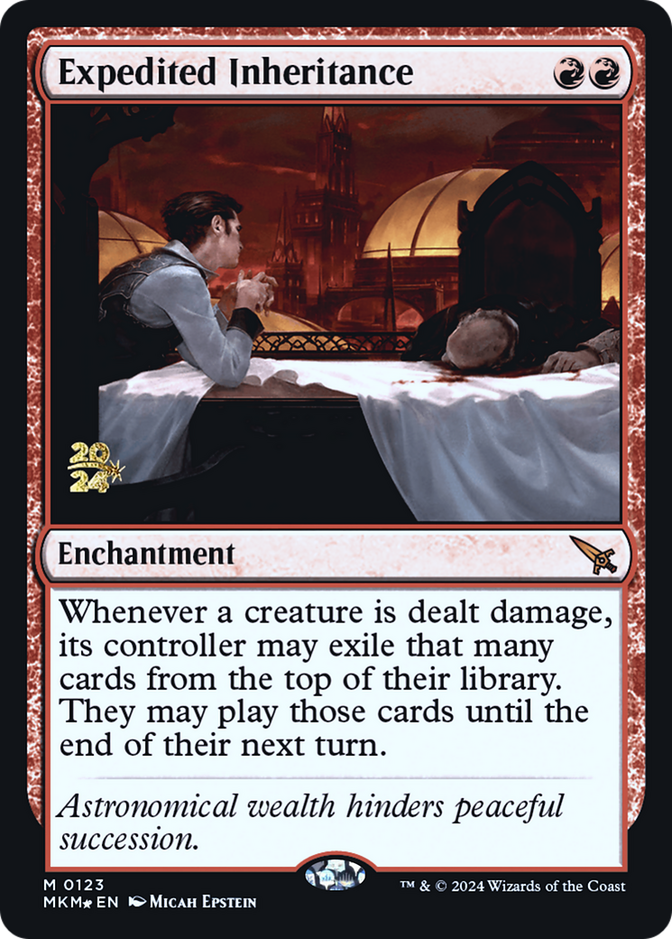Expedited Inheritance [Murders at Karlov Manor Prerelease Promos] - Magic: The Gathering - Card Brawlers | Quebec | Canada |