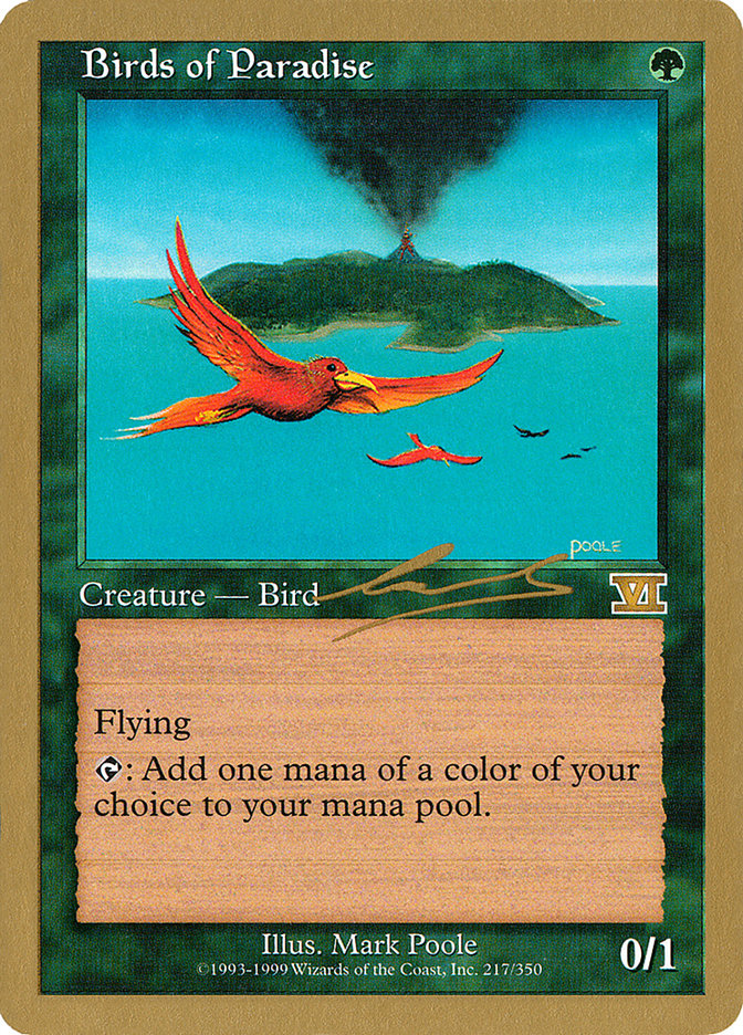 Birds of Paradise (Nicolas Labarre) [World Championship Decks 2000] - Magic: The Gathering - Card Brawlers | Quebec | Canada |