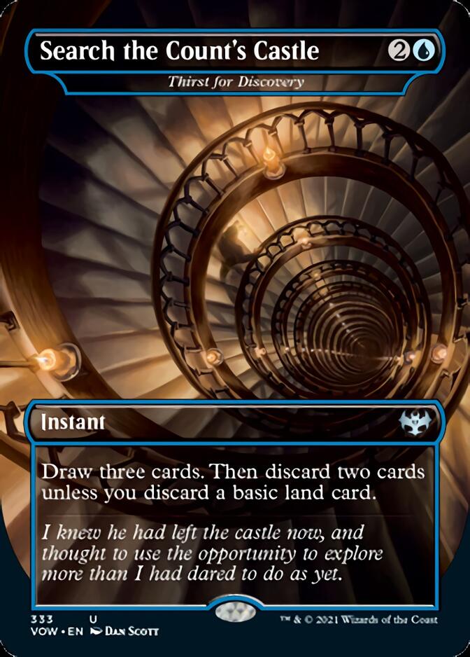 Thirst for Discovery - Search the Count's Castle [Innistrad: Crimson Vow] - Magic: The Gathering - Card Brawlers | Quebec | Canada |
