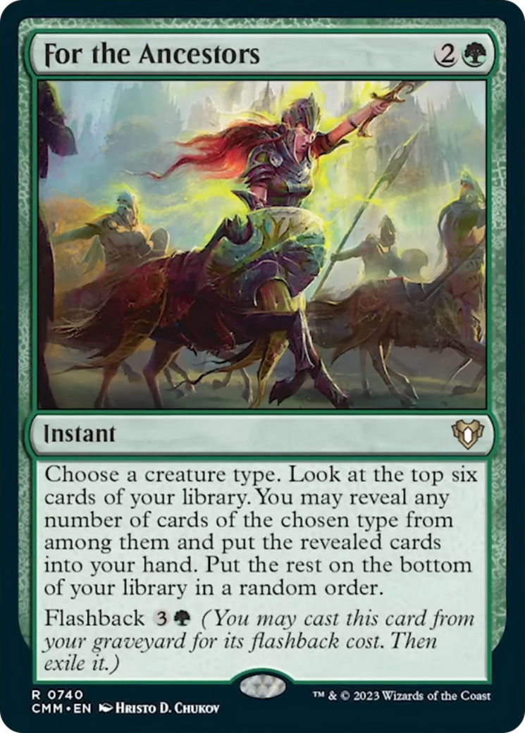 For the Ancestors [Commander Masters] - Magic: The Gathering - Card Brawlers | Quebec | Canada |