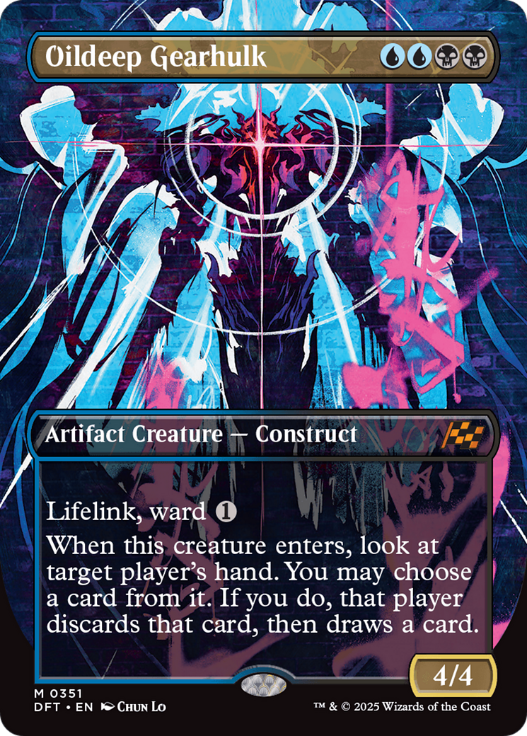 Oildeep Gearhulk (Borderless) [Aetherdrift] - Magic: The Gathering - Card Brawlers | Quebec | Canada |