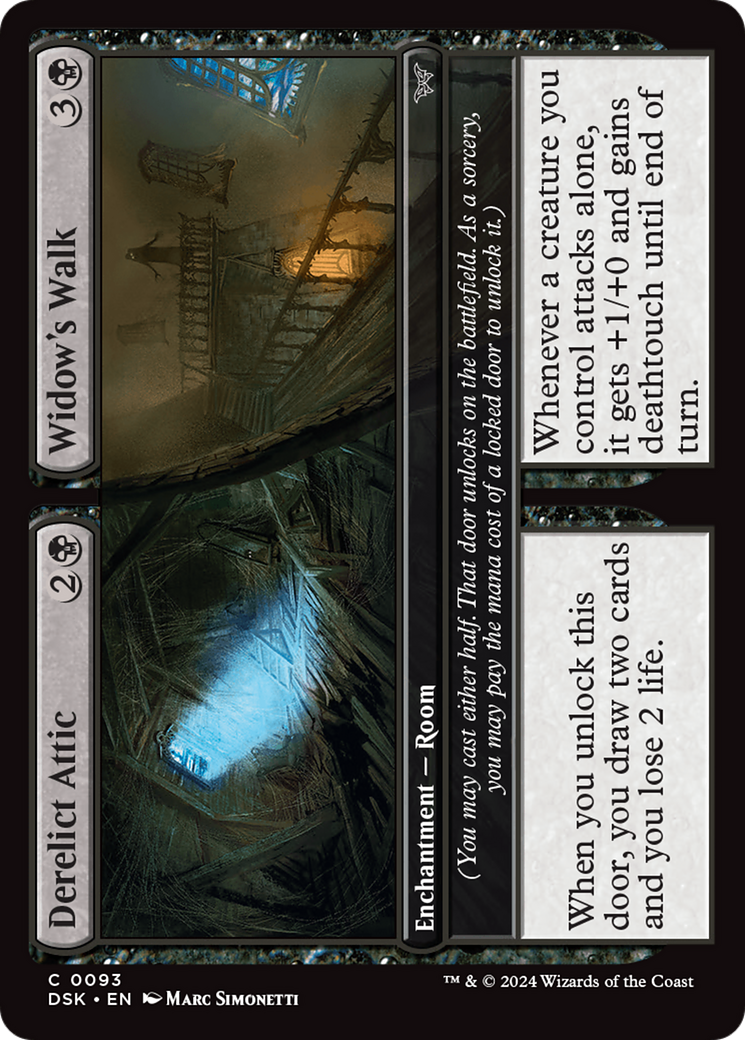 Derelict Attic // Widow's Walk [Duskmourn: House of Horror] - Magic: The Gathering - Card Brawlers | Quebec | Canada |