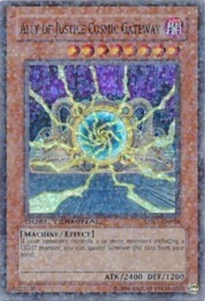 Ally of Justice Cosmic Gateway [DT02-EN028] Super Rare - Yu-Gi-Oh! - Card Brawlers | Quebec | Canada |