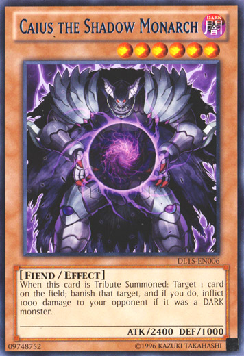 Caius the Shadow Monarch (Blue) [DL15-EN006] Rare - Yu-Gi-Oh! - Card Brawlers | Quebec | Canada |