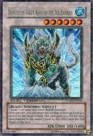 Dewloren, Roi Tigre de la Barrière de Glace [DT02-EN033] Ultra Rare 