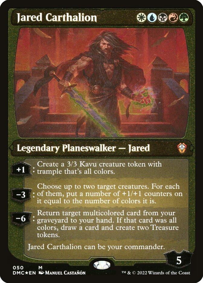 Jared Carthalion (Showcase Display Commander) [Dominaria United Commander] - Magic: The Gathering - Card Brawlers | Quebec | Canada |