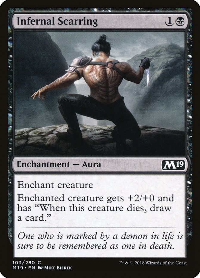 Infernal Scarring [Core Set 2019] - Magic: The Gathering - Card Brawlers | Quebec | Canada |
