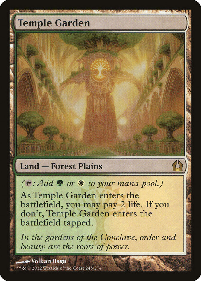 Temple Garden [Return to Ravnica] - Magic: The Gathering - Card Brawlers | Quebec | Canada |