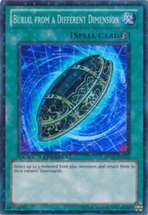 Burial from a Different Dimension [DT03-EN044] Super Rare - Yu-Gi-Oh! - Card Brawlers | Quebec | Canada |