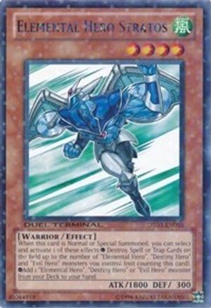 Elemental Hero Stratos [DT03-EN058] Rare - Yu-Gi-Oh! - Card Brawlers | Quebec | Canada |