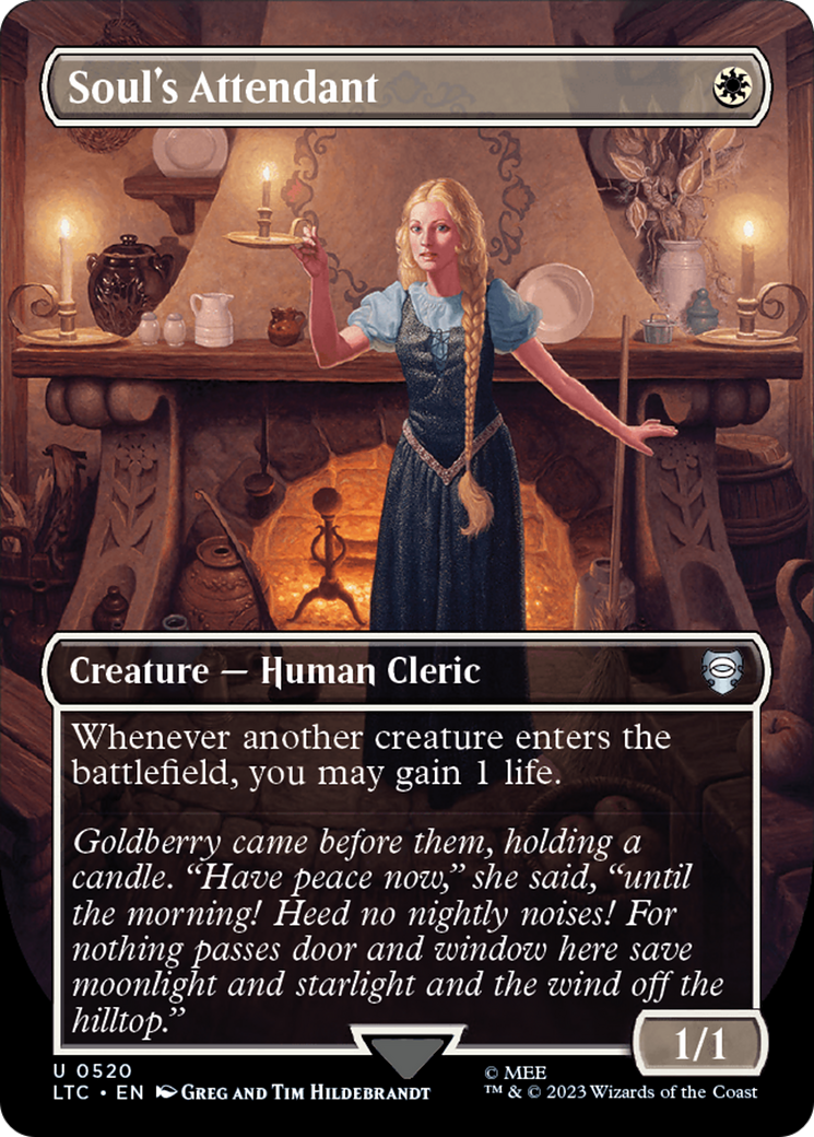 Soul's Attendant (Borderless) [The Lord of the Rings: Tales of Middle-Earth Commander] - Magic: The Gathering - Card Brawlers | Quebec | Canada |