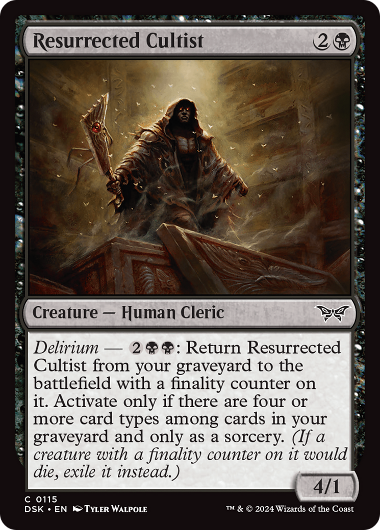 Resurrected Cultist [Duskmourn: House of Horror] - Magic: The Gathering - Card Brawlers | Quebec | Canada |