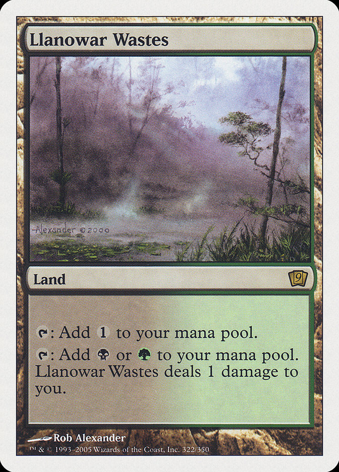 Llanowar Wastes [Ninth Edition] - Magic: The Gathering - Card Brawlers | Quebec | Canada |