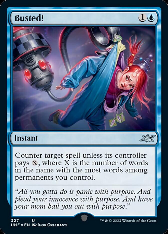 Busted! (Galaxy Foil) [Unfinity] - Magic: The Gathering - Card Brawlers | Quebec | Canada |