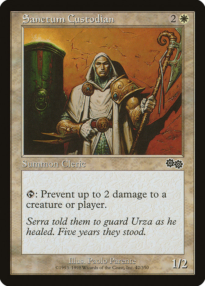 Sanctum Custodian [Urza's Saga] - Magic: The Gathering - Card Brawlers | Quebec | Canada |